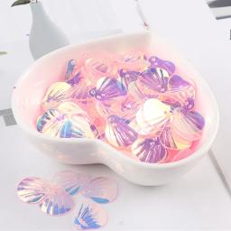 Lantejoulas em pvc transparente para decoração e costura, acessórios para faça você mesmo estilo sereia e peixe, 10g/bag13mm - Image 6