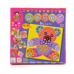 Adesivo infantil de brinquedo, mosaico divertido, kit de arte e artesanato para crianças, decoração de atividade infantil, brinquedo educativo - Image 2