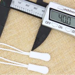 Cabeça de cordão com zíper pcv de injeção manual com zíper laranja pu com 10 peças - Image 2