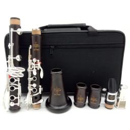 PRESTIGE-Ebony clarinetes de madeira, profissional B clarinete, prata chapeamento chave, instrumentos musicais caso, bocal palhetas, R13 - Image 2