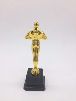 Venda quente tamanho pequeno oscar troféu prêmio, oscar troféu 19cm hollywood oscar festa favores prêmio - Image 3