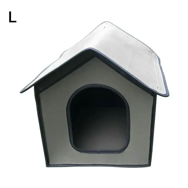 Casa Pet Impermeável e Dobrável: Refúgio para Cães e Gatos em Todas as Interferências Climáticas, Ideal para Interior e Exterior