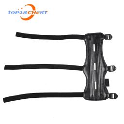 Tiro com arco e flecha de couro, equipamento de proteção de segurança para caça ao ar livre faixa segura - Image 3