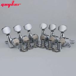 GUYKER-Cabeças De Máquinas De Guitarra Elétrica com Bloqueio De Metal, Sintonizadores De Bloqueio, Afinação De Pegs, Envio do Brasil - Image 1