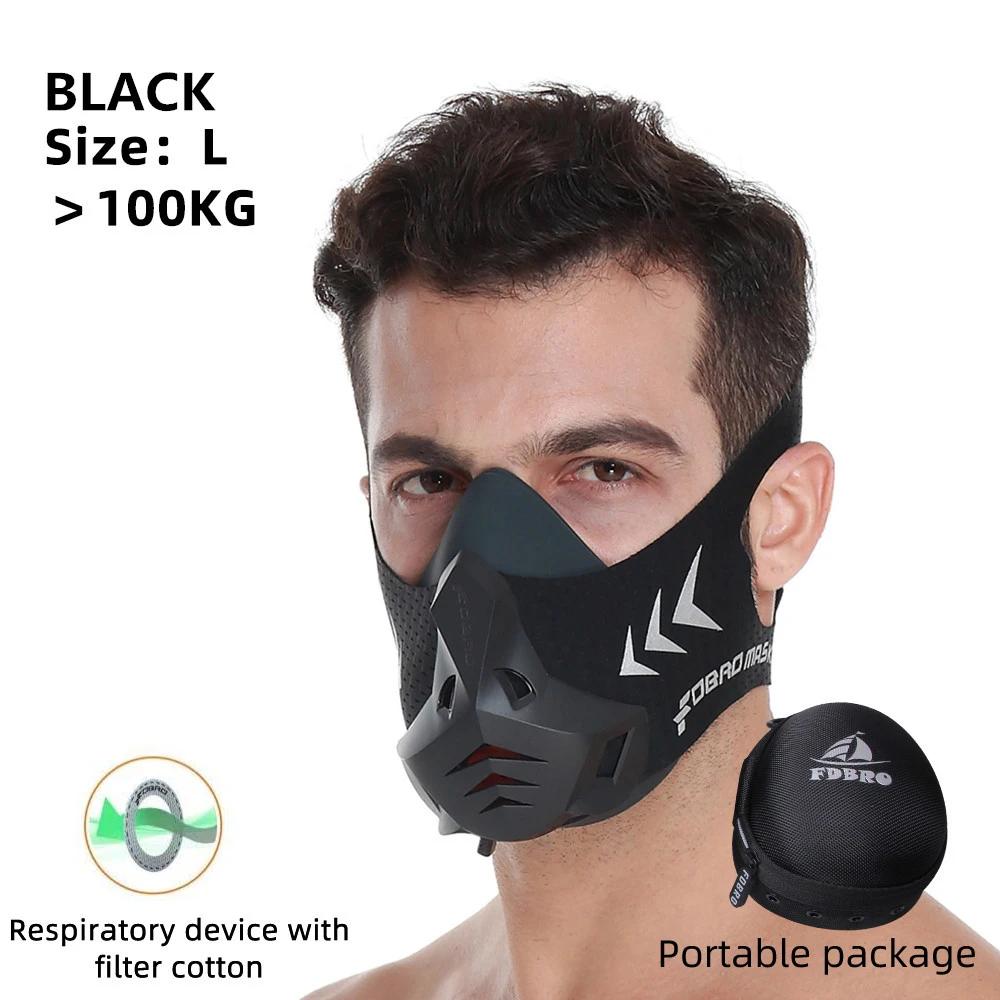 FDBRO-MMA Cardio Workout Mask, Correndo Resistência, Elevação, Resistência, Fitness, Alta Altitude, Treinamento, Esportes, 3.0 - Image 1