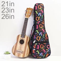 Impermeável portátil Ukulele Bag, Soft Esponja Case, Mini Guitarra Mochila, Mochila Colorida, 21 ", 23", 26 ", 10mm - Image 2