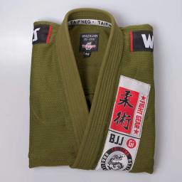 Quimono clássico brasileiro masculino e feminino, artes marciais, MMA, treino profissional, jiu-jitsu, quimonos, jiu-jitsu, soldado, guerreiro, mma - Image 3