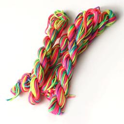 Cordas Trançadas de Nylon para Fazer Jóias, 15 Cores, Rosca, Nó Chinês, Macramé, Rattai, Pulseira e Colar, DIY, 22m - Image 5