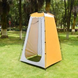 Barraca de chuveiro ao ar livre portátil privacidade toalete tenda dobrável barraca de acampamento antiuv ao ar livre equipamento de praia - Image 1
