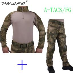 VULPO-Uniforme de Combate para Caça, Camuflagem Camisa, BDU, AT-FG, Cotovelo e Joelheiras, GhilliekostVacuum Jacht - Image 1