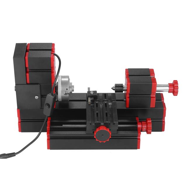 Mini Torno Multiuso 9 em 1: Sua Máquina Transformadora para Madeira, Metal e Projetos DIY
