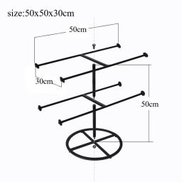 Suporte de fita de ferro para floricultura, rack de armazenamento para buquê, material de exibição - Image 1