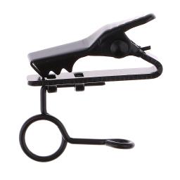 Microfone Tie Clip Holder, Mic Lapel Collar Clip, Acessórios para Palcos, Discursos, Palestras, 6mm, 1Pc - Image 1