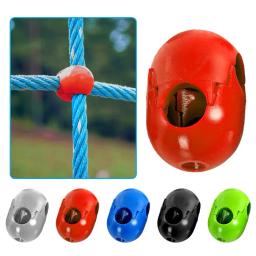 5 pces escalada corda net rastejando fivela conector plástico acessórios de escalada para o divertimento ao ar livre balanço escalada corda peças - Image 6