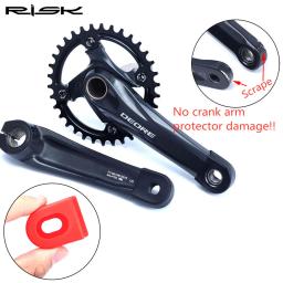 Risco 2 pçs silicone manivela braço protetor capa mountain road bicicleta universal pedaleira tampa protetora mtb ciclismo acessório - Image 3