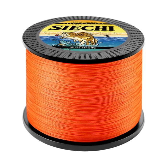 Linha de Pesca Trançada SIECHI-Carp do Japão em PE Multifilamento - Resistência Superior e Durabilidade, Disponível em Até 1000m