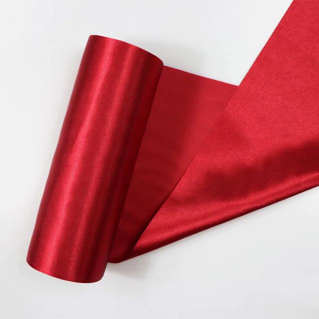 Fita de cetim 20/25cm em rolo de 20 metros para decoração de festas, casamentos e DIY em poliéster