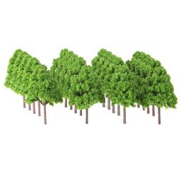 Modelo de árvores cipreste para paisagem, ferrovias, parque, jardim, dioramas, 1:150, 25pcs - Image 3