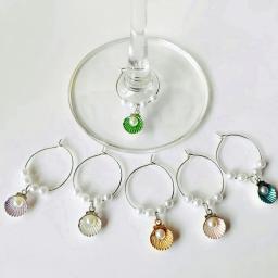 Conjunto de 6 marcadores de copo de vinho, decorações de mesa, marcadores de anéis, decorações de mesa, festa de natal - Image 3