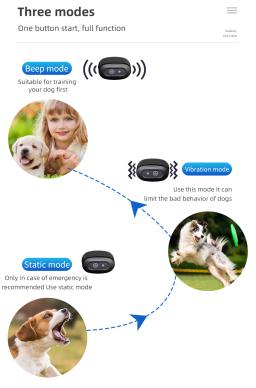 Nova coleira de cachorro 800m T-600 pet ferramenta colar de treinamento diário para cães à prova dwaterproof água recarregável colar receptor de controle remoto colar - Image 4