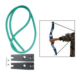 Natural Látex Archery Trainer para Exercício, Prática de Força, Treinamento Extrator, Diâmetro Ajustável, Alta Tubulação Elástica, Banda Acessórios - Image 1