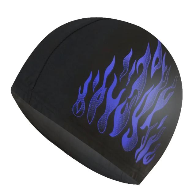 Chapéu de Natação Floral para Mulheres - Protetor de Cabelo Longo Ideal para Piscina