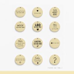 Etiquetas de identificação personalizadas para cães e gatos, personalizadas para animais de estimação, pintura engraçada, gravado em ambos os lados, 003 - Image 6