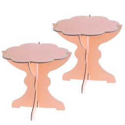 Casamento Cupcake Stands, Sobremesa Display Plate, Bolo Stand para Baby Showers Party, 2 pcs - Image 2