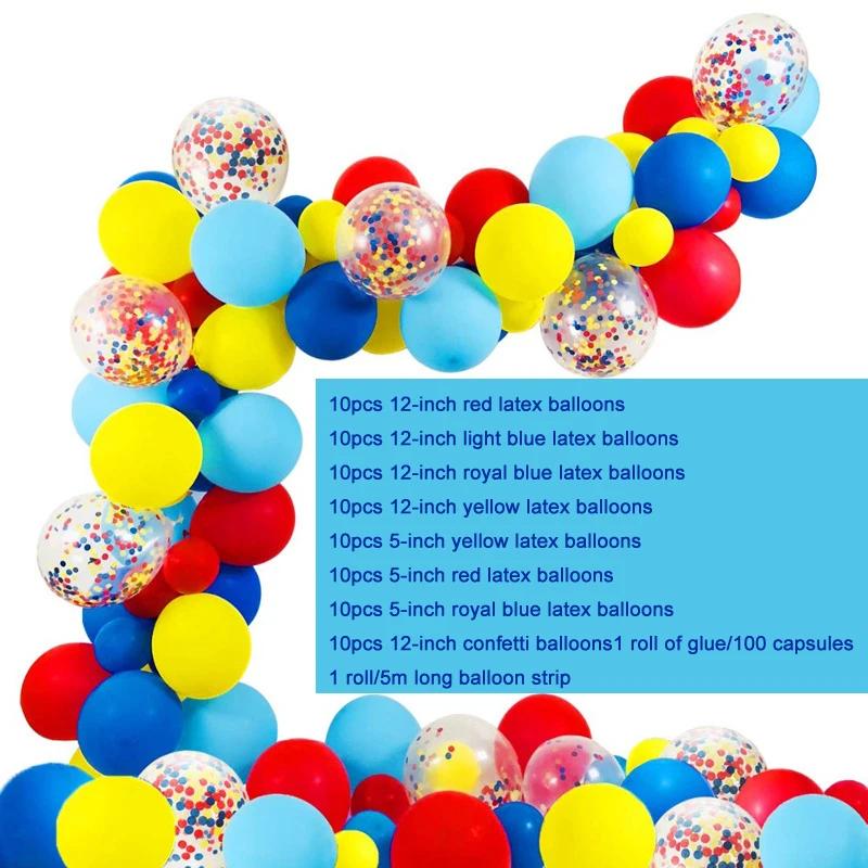 82 pcs Balão Garland Arch Kit Multicolor Balões de Látex Suprimentos Para Festas Favores Festa De Aniversário Infantil Chá De Bebê Menino Decorações - Image 1