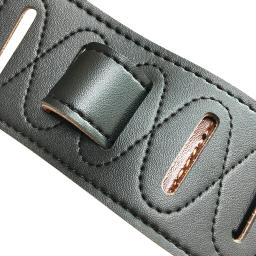 Correia de guitarra de couro pu ajustável, cinto para violão acústico e baixo elétrico - Image 6