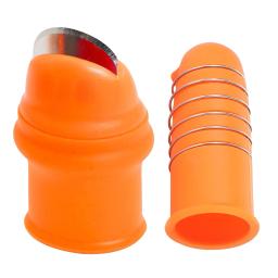 Silicone polegar faca protetor de dedo engrenagens corte faca de colheita vegetal beliscar planta lâmina tesoura luvas de jardim - Image 5