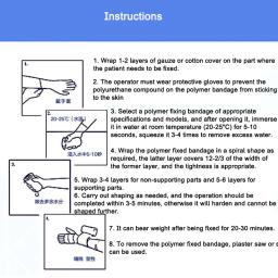 Reutilizável Splint Fratura Elenco Fita, Shaping Bandage, Fixação de Emergência Conjunta, Primeiros Socorros Suprimentos Médicos portáteis, Substituir Gesso - Image 4