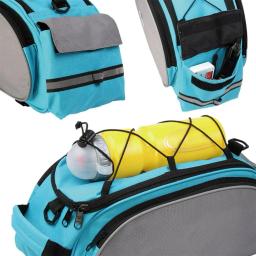 13l bicicleta saco traseiro ciclismo rack de assento armazenamento tronco bolsa pannier viagem equitação mountain road bicicleta sacos grande capacidade - Image 4