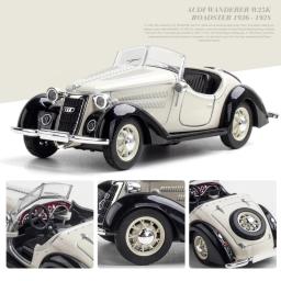 Audi W25K Carros Clássicos Diecastas e Veículos de Brinquedo, Liga 1:32, Escala Miniatura, Modelo de Simulação, Brinquedos de Carro - Image 4