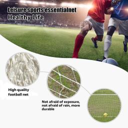 Rede durável do treinamento do futebol, rede do objetivo do futebol, malha para o futebol, fósforo, júnior, esportes ao ar livre, prática, aptidão - Image 3