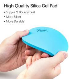 Suporte portátil da almofada da prática do cilindro com a cinta do pé da almofada do cilindro do gel de silicone para crianças adultos - Image 4