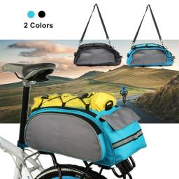 13l bicicleta saco traseiro ciclismo rack de assento armazenamento tronco bolsa pannier viagem equitação mountain road bicicleta sacos grande capacidade - Image 3