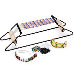 Kit criativo Metal Bead Loom, tecelagem Beading Loom para pulseira de jóias, máquina de tricô DIY, ferramenta de tricô artesanal - Image 5
