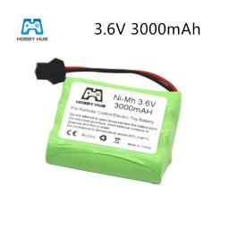 Bateria Recarregável Ni-MH, Tamanho AA, 3.6 V, 3000mAh, Apto Para Carro RC, Brinquedo, Barco, Modelo - Image 4
