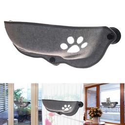 Gato janela hammock com ventosas fortes pet kitty pendurado dormir cama armazenamento para animais de estimação quente furão gaiola gato prateleira camas de assento - Image 2