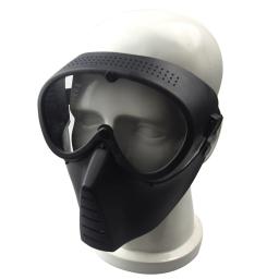 Airsoft-full aço malha máscara para paintball, lente do engranzamento do metal, caça tática, equipamentos de jogo cs - Image 6