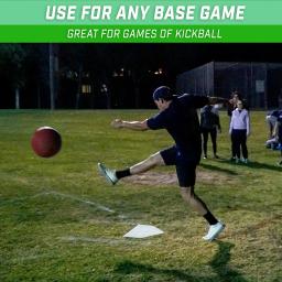 Conjunto base de beisebol e softball para crianças e adultos, jogo de equipe, quintal e equipamento escolar, bases de borracha, 1 pc, 5pcs - Image 2