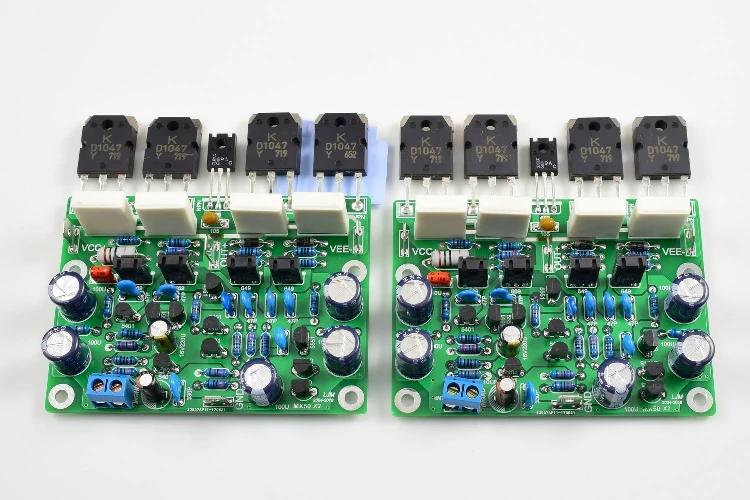 Base De Amplificador De Potência De Áudio, Circuito De Fidelidade Musical, Kit DIY, Placa Acabada, Classe AB, MX50X2, XA50, 2Pcs - Image 1