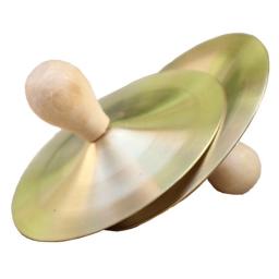 Instrumento musical de percussão de mão de cobre 9cm, instrumentos musicais infantis educativos, brinquedos de bronze - Image 1