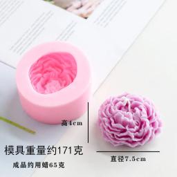 3d flores molde de silicone margarida rosa peônia sabão moldes fondant sabão moldes artesanal molde de vela resina argila - Image 6