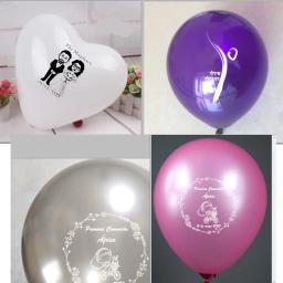 Balões personalizados com personalizado seu próprio logotipo, balões de festa para casamento, aniversário, chuveiro de bebê, publicidade, impressão, 200PCs - Image 5
