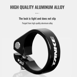 Tanke braçadeira de espigão mtb bicicleta de estrada 31.8 34.9mm montanha liga alumínio ultraleve mountain bike selim braçadeiras peça ciclismo - Image 2