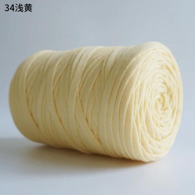 Fios Planos Coloridos YOMDID para Crochê e Artesanato: 250g de Praticidade para Cachecóis, Bolsas e DIY