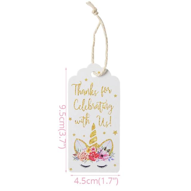 Kit de Festa Unicornio Colorido com 50 Peças - Suprimentos para Aniversário, Lembranças e Embrulho de Presente.