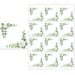 Adesivos customizados com suare, adesivos com nome, data, festa de aniversário, casamento, etiqueta com design, caixa de presente, selo, autoadesivo - Image 5